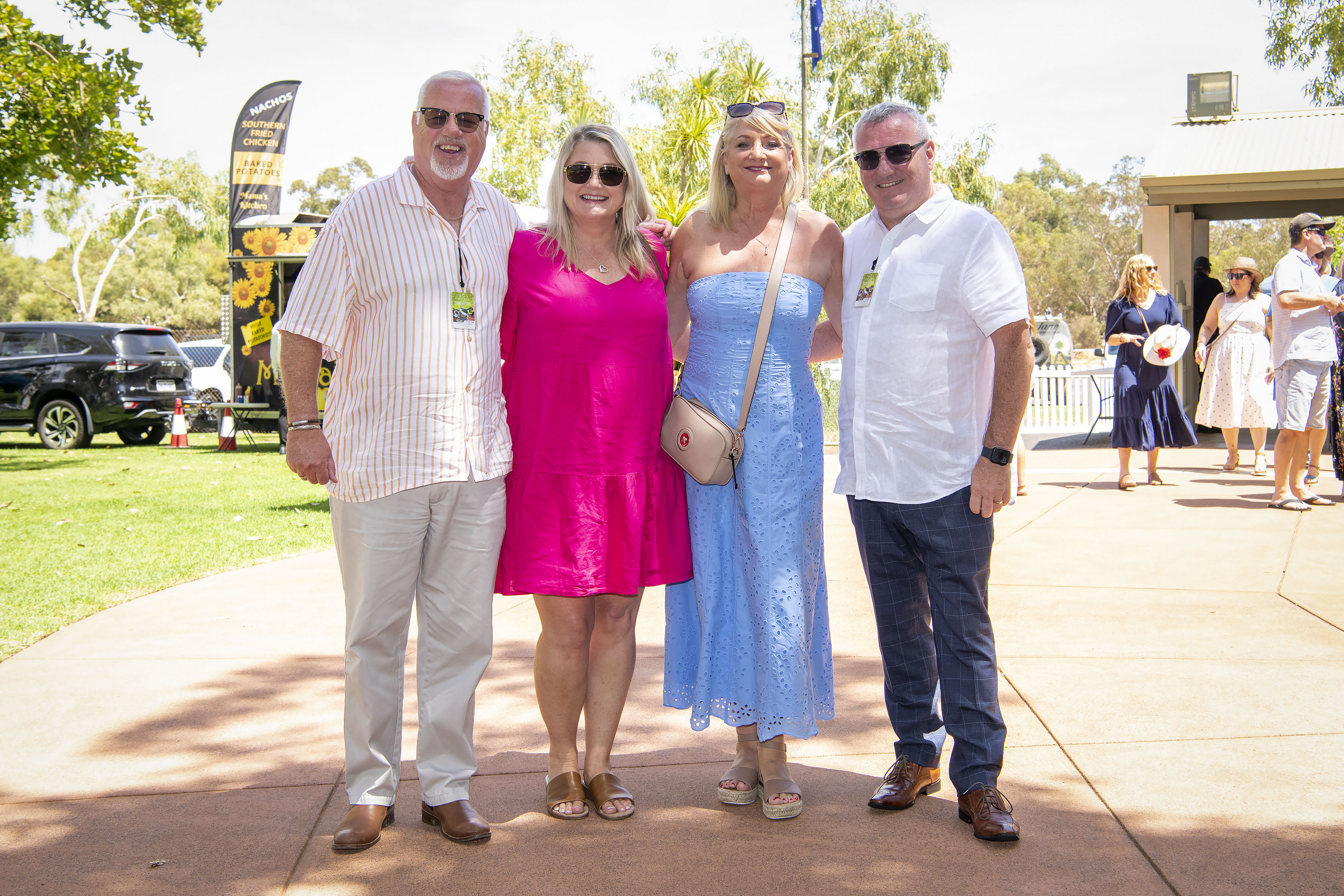 Racegoers at Pinjarra Park