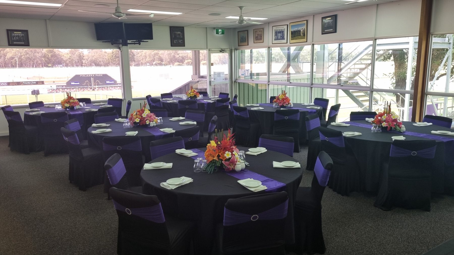 The Bridles Room set for Pinjarra Cup day